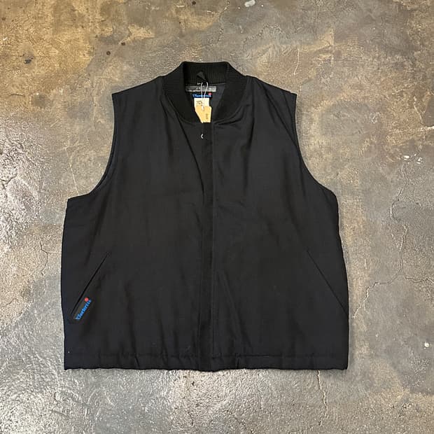 Vintage Workrite 블랙 조끼 XL