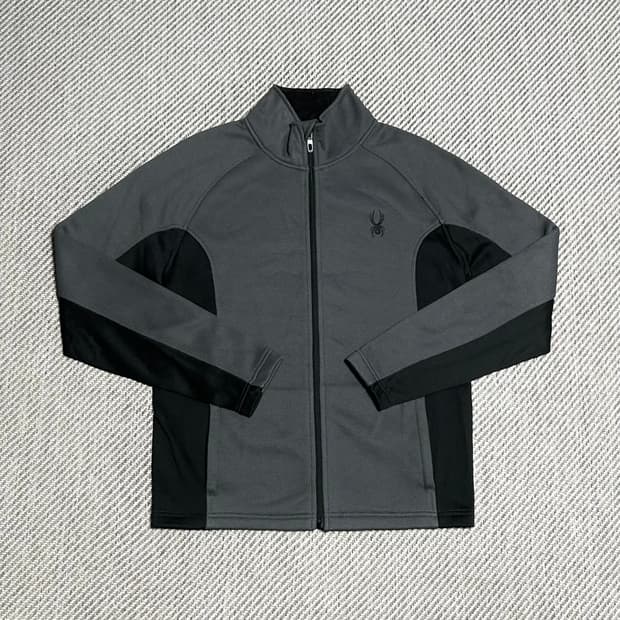 [M] Spyder 스파이더 기모 배색 집업 져지