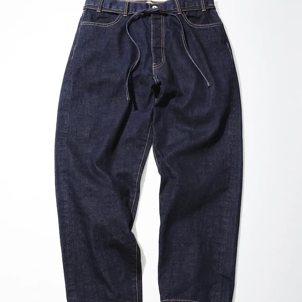 CAHLUMN 셀비지 데님 baggy fit