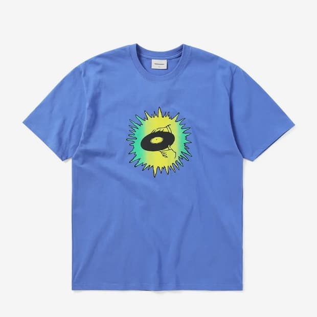디스이즈네버댓 Records Tee Ultramarine