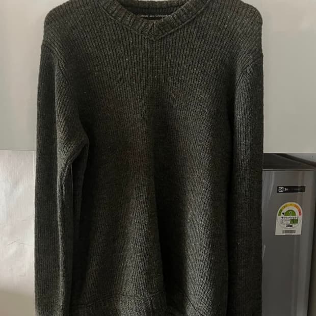 90s 꼼데가르송 옴므 플러스 브이넥 니트