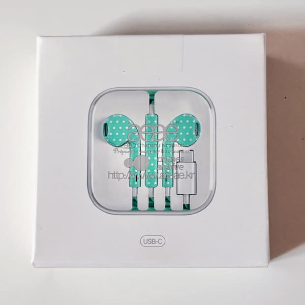 aeae 이어폰 민트