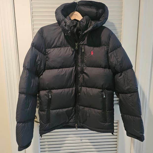 폴로 패딩 (블랙) 구합니다‼️