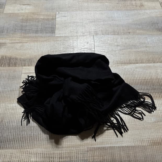 bless n78 draps scarf 블레스 스카프 머플러 블랙