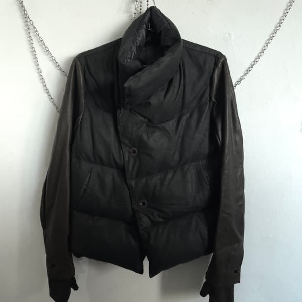 아이작 셀람 아티저널 디어스킨 펜싱 버클 패딩 자켓