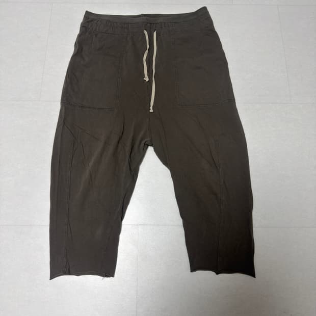 [국내, xs ] 릭오웬스 다크쉐도우 배기 팬츠 카키 브라운