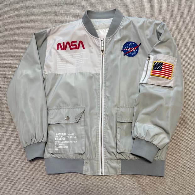 NASA 나사 봄버 자켓