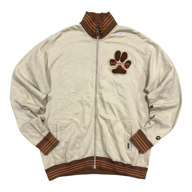 ✨ (바배) 빈티지 발바닥 코튼 트랙탑 져지