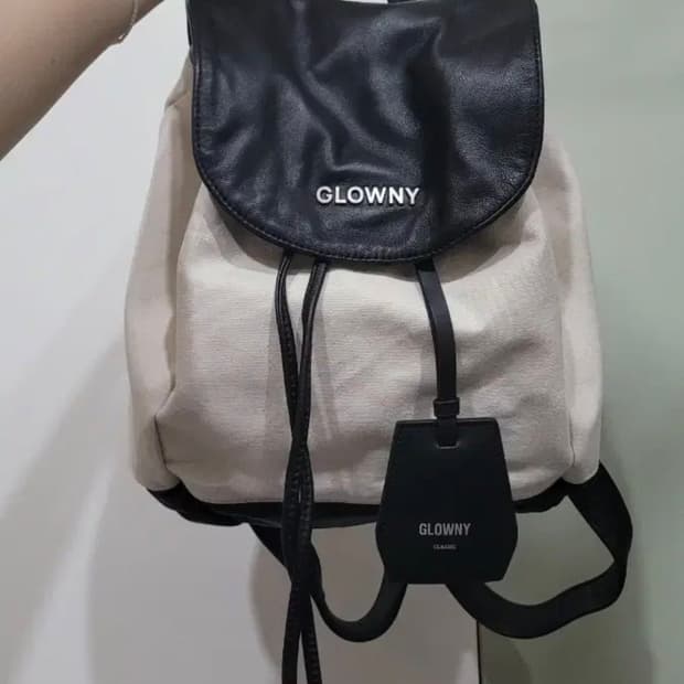 글로니 가방 양가죽 캔버스 백팩