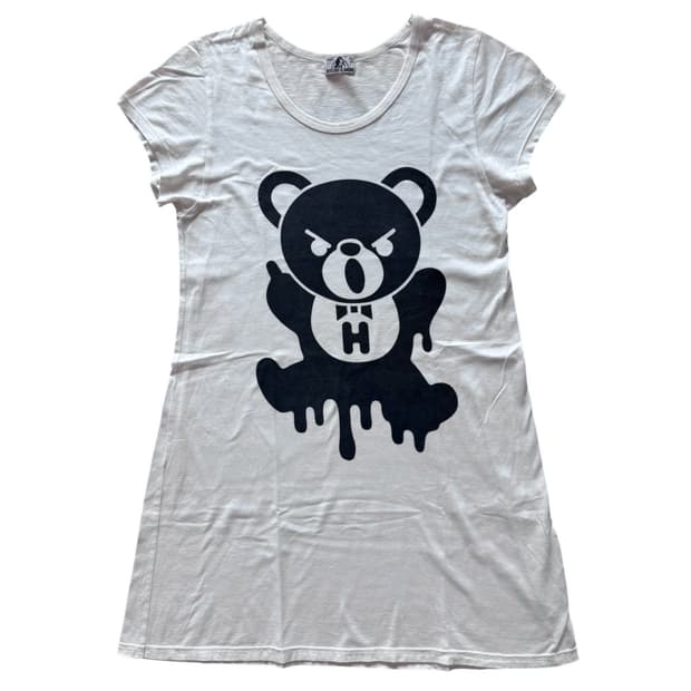 히스테릭 글래머 녹고있는 퍽베어 반팔 티셔츠