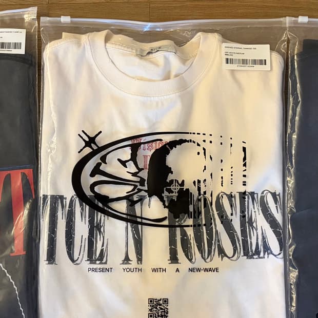 ETCE WASHED ETERNAL DAMAGE TEE (M)