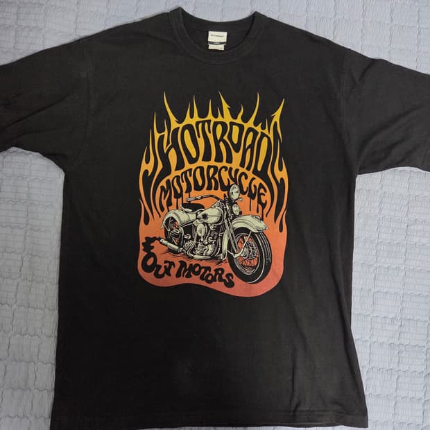 아웃스탠딩 MOT SERIES TEE(HOTROAD) L