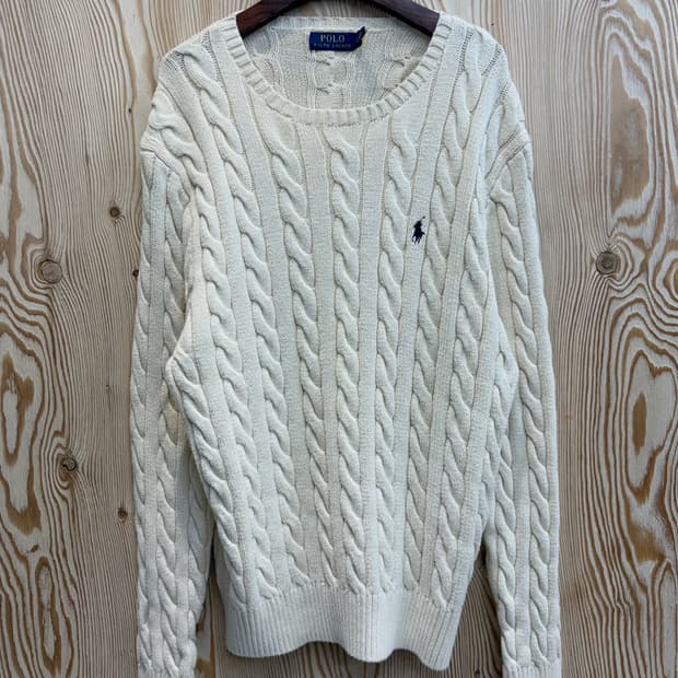 폴로 랄프로렌 케이블 니트