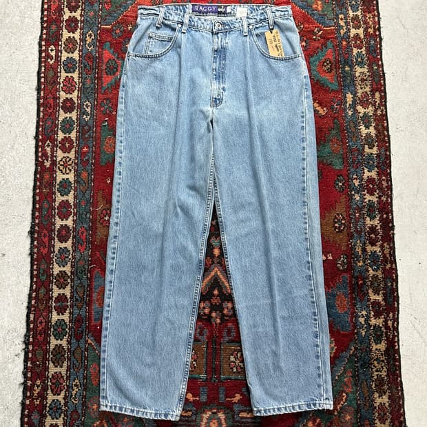90's USA Made 리바이스 실버탭 배기 데님 팬츠
