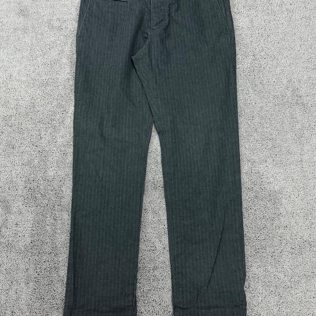 (32) 이태리 브랜드  INCOTEX 스트라이프 코튼 팬츠 (제일모직)