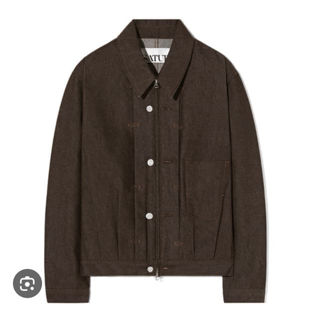 SATUR  카이엔 데님 집업 트러커 자켓L