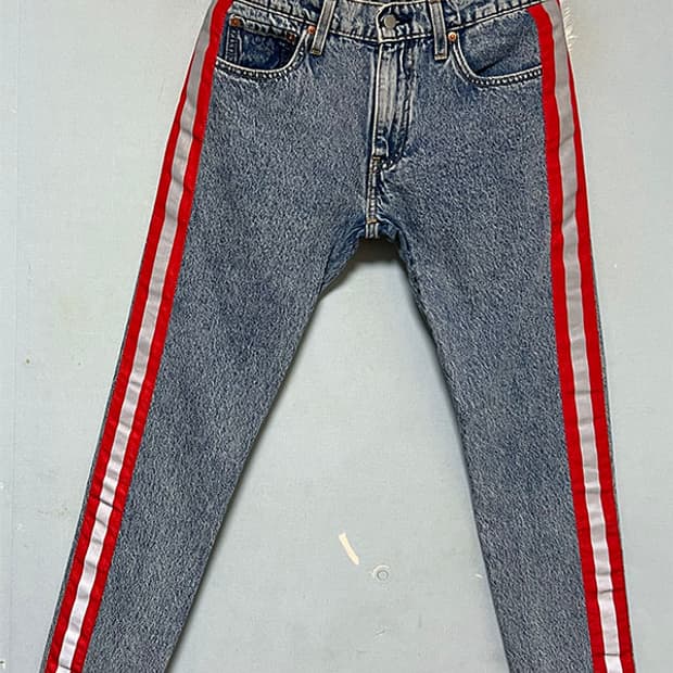 리바이스512 빅E 사이드라인 새상품 춘추 스판없음 M 30