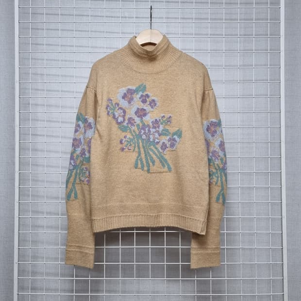 (택포) 듀엘 플라워 니트