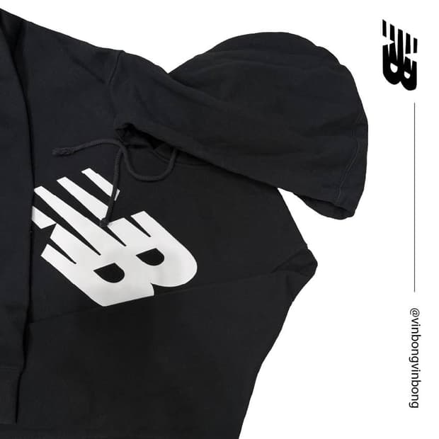 뉴발란스 후드티(블랙)