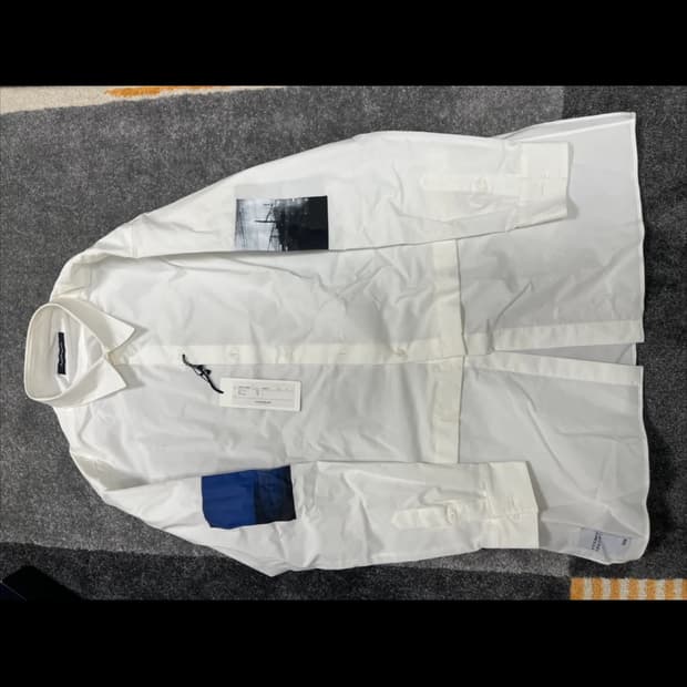 ALMOSTBLACK 화이트 셔츠 2사이즈 새상품