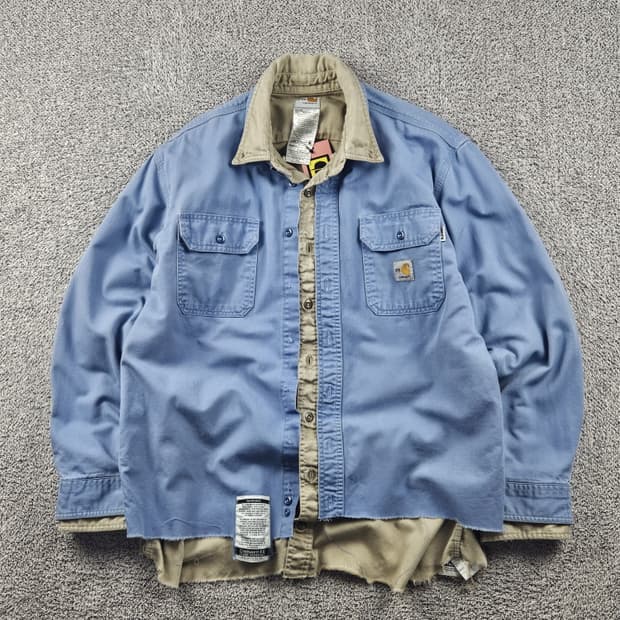 FR칼하트 레이어드 리워크 커스텀 워크 셔츠 ( XL ) / 10644