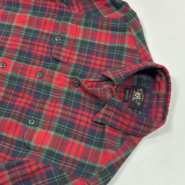 더블알엘 웨스턴 체크 셔츠