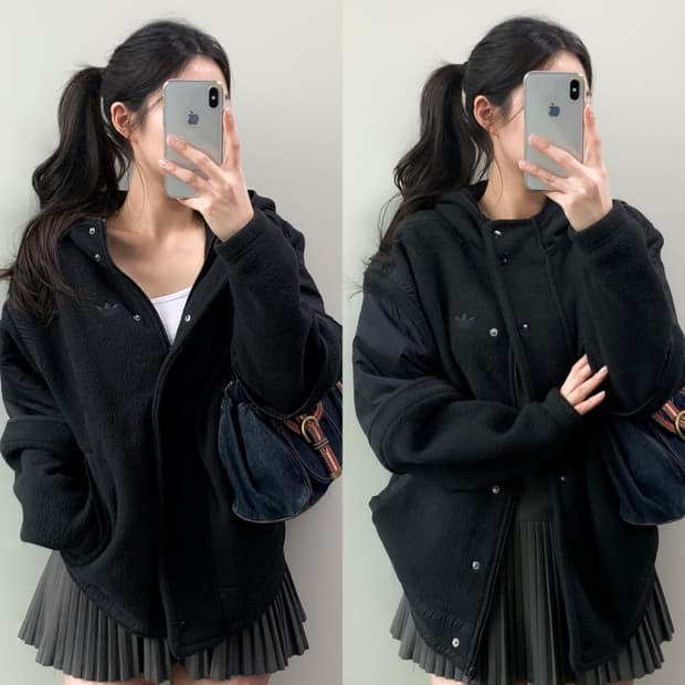 아디다스 후리스 자켓