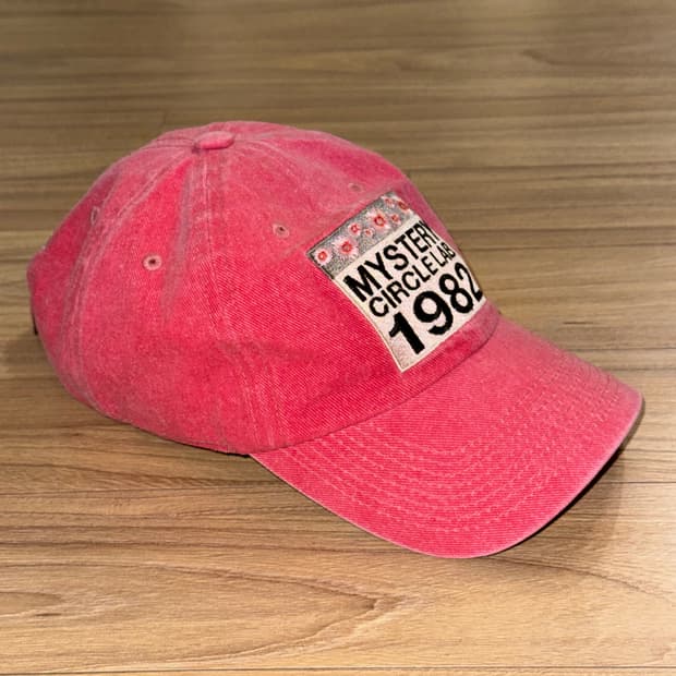 기준(Kijun) 미스테리 캡 유니섹스 라즈베리 코튼 볼캡 OS