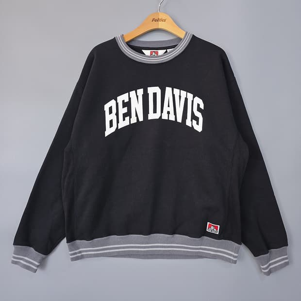벤데이비스 BEN DAVIS 로고 맨투맨 L
