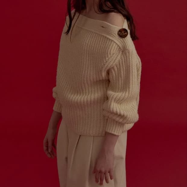 파르벵 오프숄더 니트 Free _ 여성