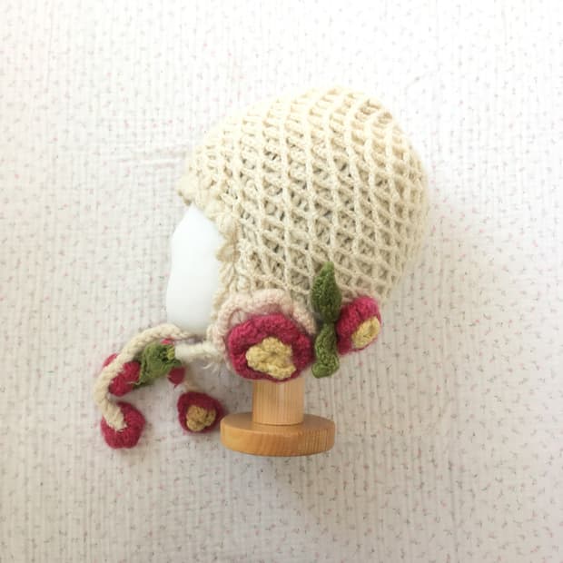 JPN/ 이어플랩비니 크로셰비니 모리걸비니 모리룩비니