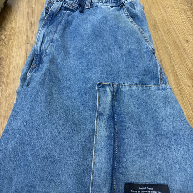 gu undercover 와이드 카고 데님 xl