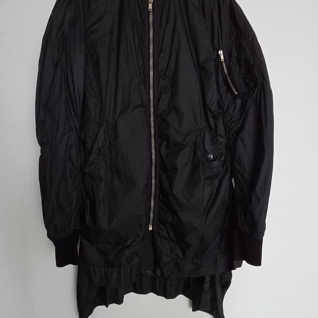 릭 오웬스 블랙 봄버 자켓 L