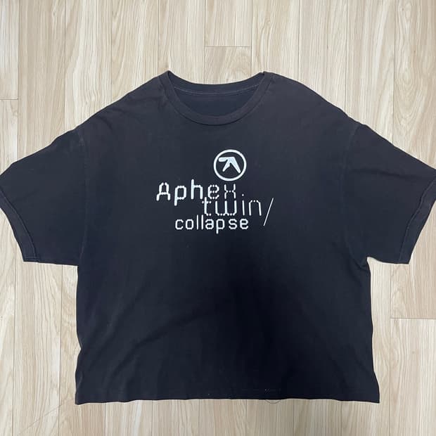 Vintage aphex twin collapse 티셔츠
