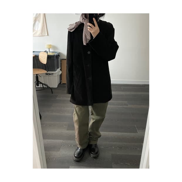 agnes b coduroy jacket