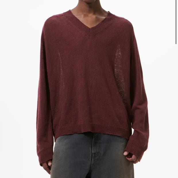 아워레가시 Rue 니트 버건디(46)