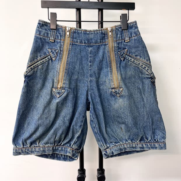네넷 프론트 더블 집 벌룬 쇼츠