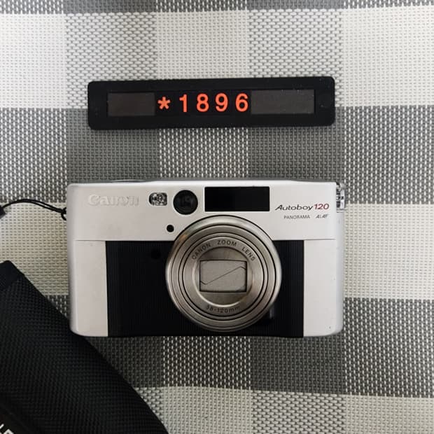 캐논 오토보이 120 필름카메라 파우치포함