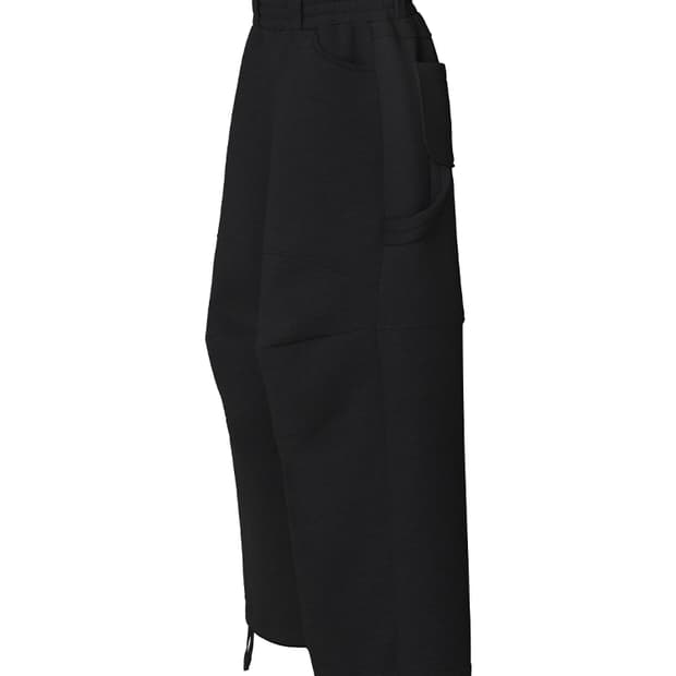 MJD 3D 니 스웨트 팬츠 블랙