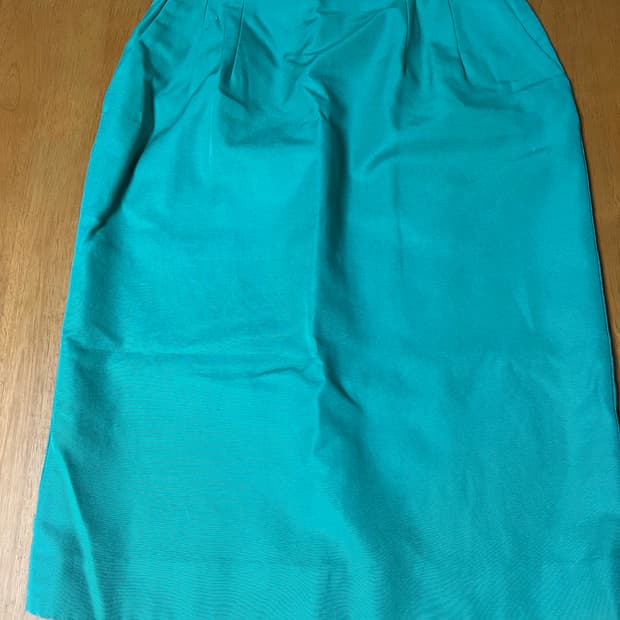 Christian Dior 크리스챤 디올 그린 H라인 하이웨이스트 스커트