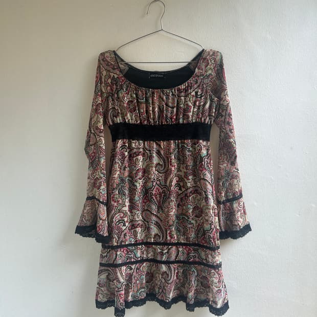 페이즐리 원피스 