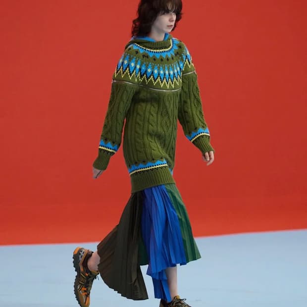 앤더슨벨 노르딕 니트 원피스