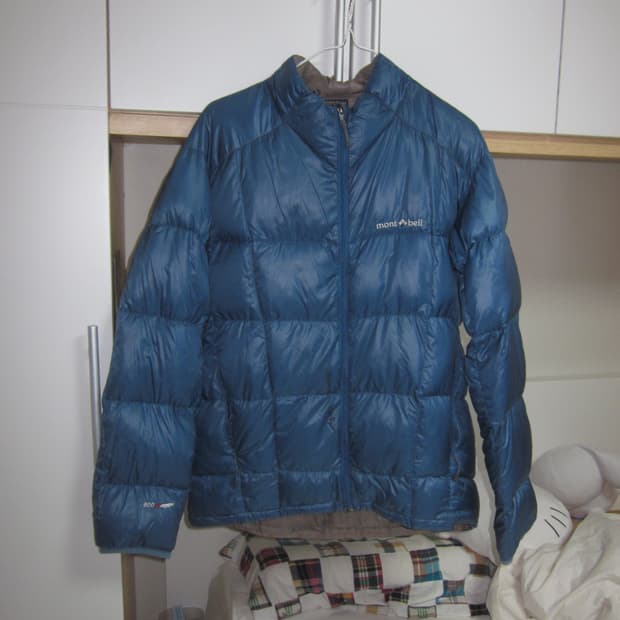 몽벨 빈티지 경량 패딩 95 사이즈