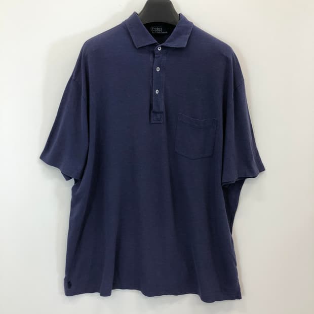폴로 랄프로렌 가먼트빈티지 페이딩 카라티 XXL