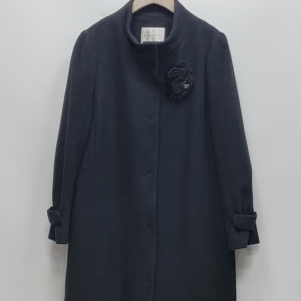 GIVY 기비 울 하프 코트 /  여 67호(88-92-165) 블랙
