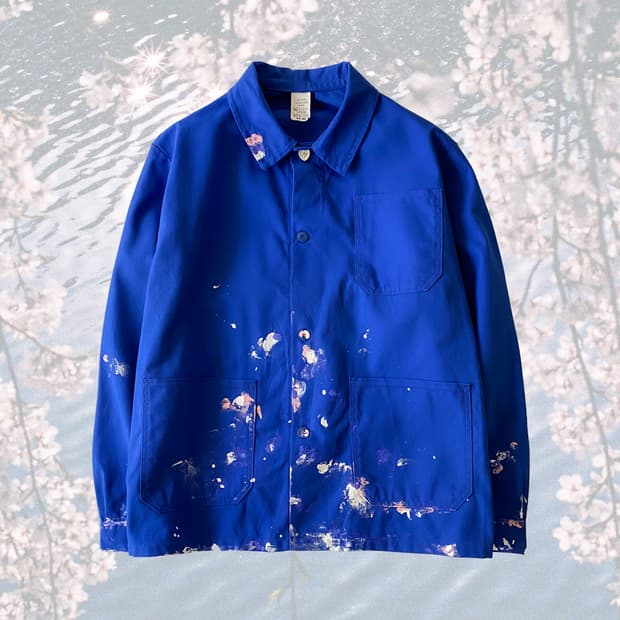 필름 포토그래피 페인팅 프렌치 워크자켓 (수양벚꽃)