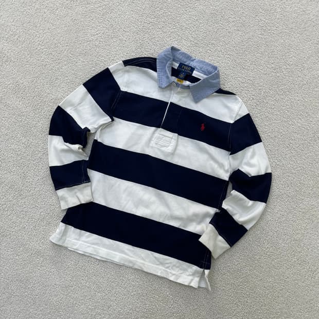 6 폴로랄프로렌 키즈 카라 긴팔티 0414M