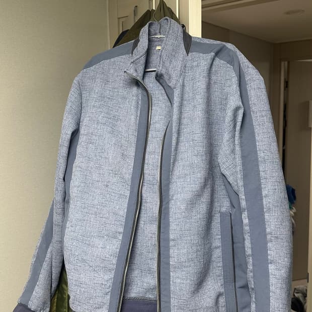 엑슬림 저지 블루종 스타일 자켓 4Size