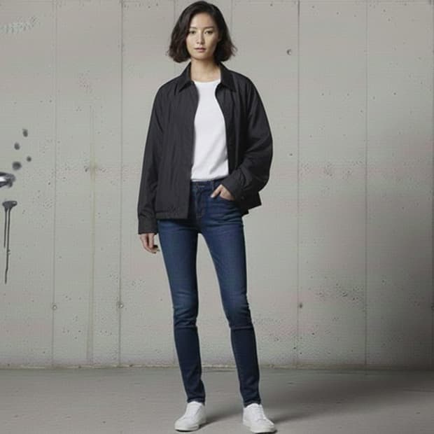 BURBERRY 버버리 바람막이 스윙톱 S