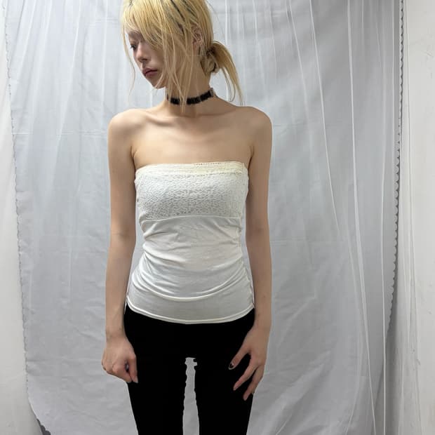 [CECIL McBEE] Lace Cami Top